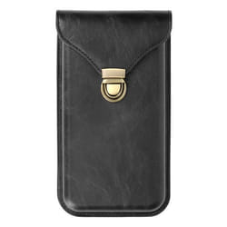 Étui Ceinture Vertical pour Smartphone 6.7 pouces - AVIZAR - Noir - Porte carte Clip