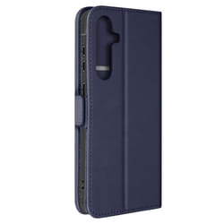 Étui pour Samsung Galaxy A55 - AVIZAR - Simili Cuir - Double Fermoir Aimanté - Bleu