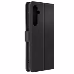 Étui Portefeuille - Samsung - Galaxy A55 - Fleur Papillon - Noir - Dragonne Inclus