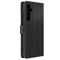 Étui Portefeuille - Samsung - Galaxy A55 - Fleur Papillon - Noir - Dragonne Inclus