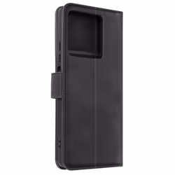 Housse pour Xiaomi Redmi Note 13 5G - AVIZAR - Portefeuille Support Style Vintage - Noir