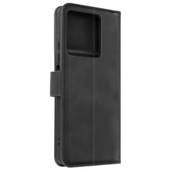 Housse pour Xiaomi Redmi Note 13 5G - AVIZAR - Portefeuille Support Style Vintage - Noir