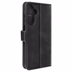 Étui portefeuille pour Samsung Galaxy A25 5G - AVIZAR - Noir - Fonction support vidéo