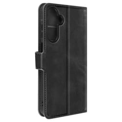 Étui portefeuille pour Samsung Galaxy A25 5G - AVIZAR - Noir - Fonction support vidéo