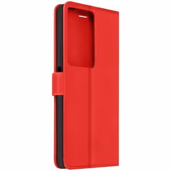 Étui pour Oppo A79 Dragonne Clapet Support Portefeuille Rouge
