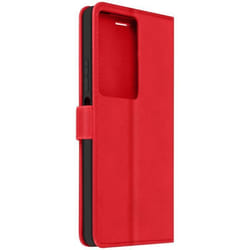 Étui pour Oppo A79 Dragonne Clapet Support Portefeuille Rouge