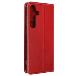 Etui Portefeuille - Samsung - S23 FE - Rouge - Support Vidéo - Rabat Magnétique