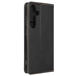 Etui pour Samsung S24 - AVIZAR - Portefeuille Support vidéo - Rabat magnétique - Noir