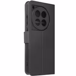 Étui pour OnePlus 12 et OnePlus 12R - AVIZAR - Clapet Portefeuille Support Vidéo - Noir