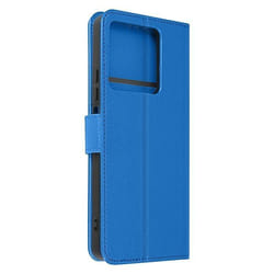 Étui AVIZAR pour Xiaomi Redmi Note 13 5G - Portefeuille Support Vidéo Bleu