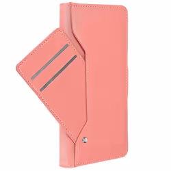 Étui pour Samsung Galaxy S24 Ultra - AVIZAR - Multi-rangement Support Vidéo - Rose - Champagne