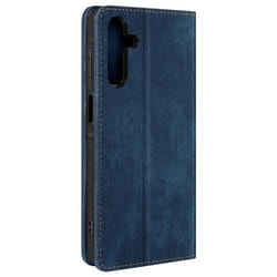Housse pour smartphone - AVIZAR - Samsung Galaxy A15 5G - Protection RFID - Bleu Nuit - Souple