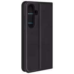 Étui pour Samsung Galaxy S24 Clapet Portefeuille et Support Vidéo Noir