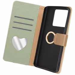 Étui Bandoulière pour Xiaomi 13T et 13T Pro - AVIZAR - Vert - Semi-rigide - Synthétique - Brillant