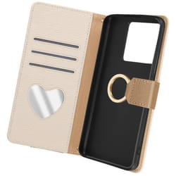 Étui Bandoulière AVIZAR pour Xiaomi 13T et 13T Pro - Pochette Zippée Beige