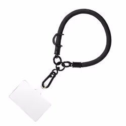 Dragonne Téléphone Nylon Souple Noir