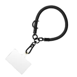 Dragonne Téléphone Nylon Souple Noir