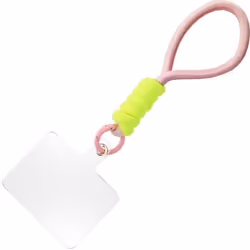Dragonne pour Téléphone - AVIZAR - Nylon Tressé - Attache incluse - Rose Poudré