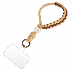 Dragonne pour Smartphone - AVIZAR - Design Tressé Marron - Synthétique - Dragonne pour Smartphone