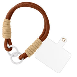 Lanière courte bracelet pour téléphone - Marron