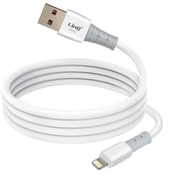 Câble USB vers Lightning - LINQ - 1.2m - Recharge Rapide 3A - Compatible iPhone et iPad - Connecteurs Renforcés
