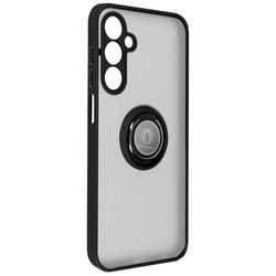 Coque pour Samsung Galaxy A25 5G - AVIZAR - Ringrip - Bague Métallique Fonction Support - Noir