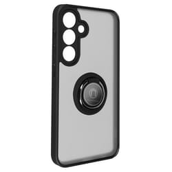 Coque pour Samsung Galaxy S24 Plus AVIZAR - Bague Métallique Fonction Support Noir
