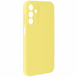 Coque pour Samsung Galaxy A15 5G - AVIZAR - Semi-rigide - Jaune - Soft-touch - Anti-traces