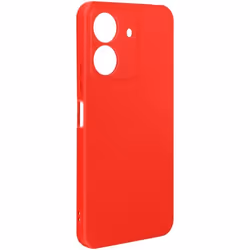 Coque - AVIZAR - Xiaomi Redmi 13C - Rouge - Semi-rigide - Soft-touch