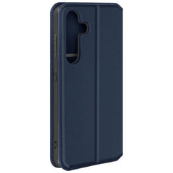 Étui pour Samsung Galaxy S24 - AVIZAR - Porte-carte Support Vidéo Clapet Magnétique - Bleu