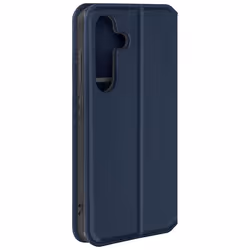 Étui pour Galaxy S24 Plus Porte-carte Support Vidéo Clapet Magnétique Bleu Nuit