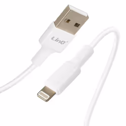 Câble USB vers Lightning - LinQ - 3m - Charge 2.4A - Synchro Rapide - Blanc