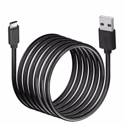Câble USB vers USB-C - MOTOROLA - 1m - Noir - Charge et transfert de données - Compatible tous téléphones