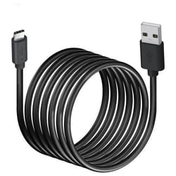 Câble USB vers USB-C - MOTOROLA - 1m - Noir - Charge et transfert de données - Compatible tous téléphones