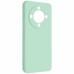Coque pour Honor Magic 6 Lite 5G Semi-rigide Soft-touch Anti-traces Vert Pâle