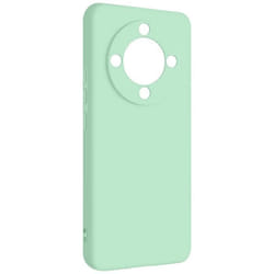 Coque pour Honor Magic 6 Lite 5G Semi-rigide Soft-touch Anti-traces Vert Pâle