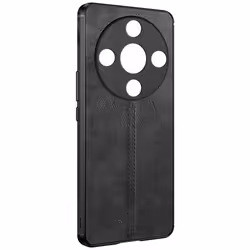 Coque de protection AVIZAR pour Honor Magic 6 Lite 5G - Noir - Aspect Cuir Cowhide