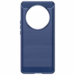 Coque pour Honor Magic 6 Lite 5G - AVIZAR - Flexible Effet Carbone Bleu Nuit