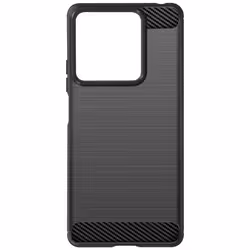 Coque - Xiaomi Redmi 13C - Silicone - Effet Carbone - Design Élégant et Mince