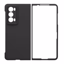 Coque de protection rigide AVIZAR pour Honor Magic V2 - Noir - Soft Touch - Caméra protégée