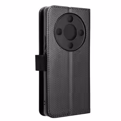 Housse pour Honor Magic 6 Lite 5G - AVIZAR - Portefeuille Clapet Stand Vidéo - Noir