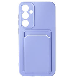 Coque pour Samsung S23 FE - AVIZAR - Souple - Lavande - Porte-carte - Anti-traces