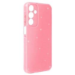 Coque silicone Galaxy A05S - AVIZAR - Design pailleté - Caméra protégée - Rose