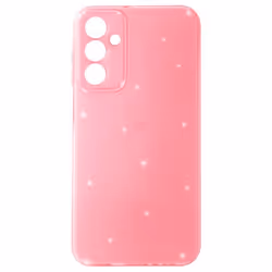 Coque pour Samsung A15 5G - AVIZAR - Design pailleté - Caméra protégée - Rose