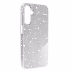 Coque Samsung Galaxy A15 5G - AVIZAR - Glitter Case - Paillette Argent - Semi-rigide