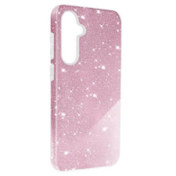 Coque pour Samsung Galaxy S23 FE - AVIZAR - Glitter Case - Paillette - Semi-rigide - Rose