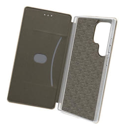 Étui pour Samsung Galaxy S24 Ultra Clapet Porte carte Support Video Dorée