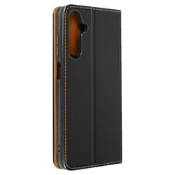Housse Samsung Galaxy A25 5G - AVIZAR - Cuir Véritable - Porte-carte - Noir