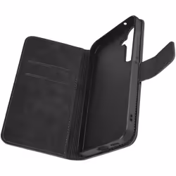 Housse pour Samsung A55 5G - AVIZAR - Portefeuille Clapet Support Vidéo - Noir