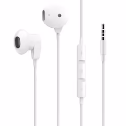 Écouteurs Filaires - LINQ - Jack 3.5mm - Microphone Intégré - Intra-auriculaire - Blanc